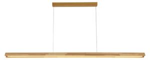 Brilagi - Lustră LED UMEA WOOD suspendată pe cablu, 40W, 230V, 150 cm, lemn