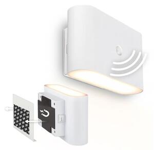 Briloner 3878016 - Aplică de perete LED reîncărcabilă cu senzor CHAT LED/3W/5V 2000 mAh albă