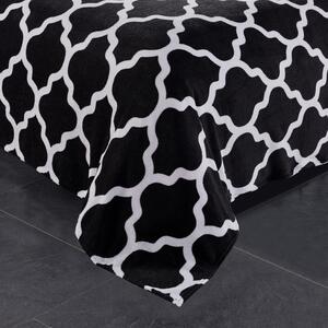 Lenjerie de pat din microplus Culoare negru, ORINOCO Dimensiune lenjerie de pat: 70 x 80 cm | 140 x 200 cm
