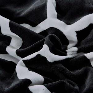 Lenjerie de pat din microplus Culoare negru, ORINOCO Dimensiune lenjerie de pat: 2 buc 70 x 80 cm | 200 x 220 cm