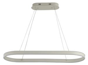 Brilagi - Lustru LED suspendat pe cablu PONDIE, 45W, 230V, 80x30 cm, alb