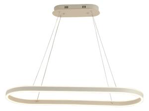 Brilagi - Lustru LED suspendat pe cablu PONDIE, 45W, 230V, 80x30 cm, alb