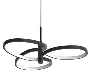 RIBBON Lustră LED pe cablu, 25W, 230V, 4000K, negru