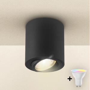 Brilagi - Spot LED RGBW reglabil MIA 1xGU10/4,8W/230V 84x80 mm negru