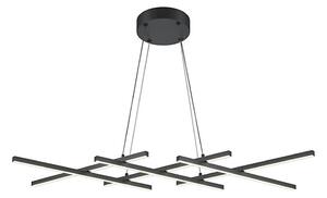 Maytoni MOD244PL-L50BK - Lustră LED suspendată pe cablu HALO LED/40W/230V, neagră