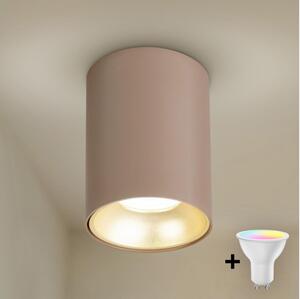 Brilagi - Spot LED RGBW TRINE reglabil 1xGU10/4,8W/230V, bej/auriu