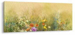Tablou - Pajiște pictată (120x50 cm)