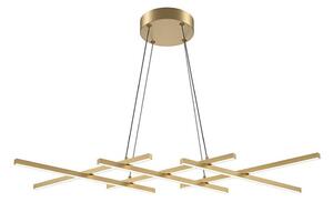 Maytoni MOD244PL-L50BSK - Lustra LED HALO, suspendată pe cablu, LED/40W/230V, aurie