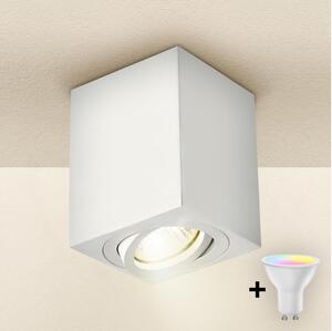 Brilagi MIA - Spot LED RGBW dimabil 1xGU10/4,8W/230V 100x80 mm alb