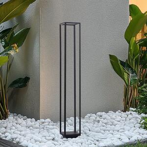 Lucande LED bornă luminoasă Thorvid, înălțime 120 cm, negru, Negru, Aluminiu, Modern