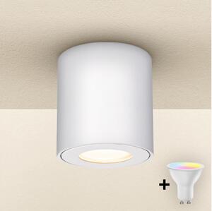 Brilagi MIA - Corp de iluminat LED RGBW reglabil pentru baie, 1xGU10/4,8W/230V, 84x80 mm, alb, IP54