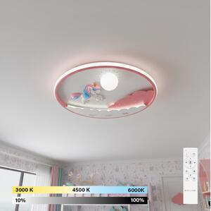 Brilagi - Plafonieră LED reglabilă pentru copii UNICORN/68W/230V 3000-6000K + telecomandă