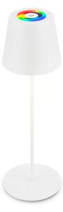 Briloner 7510016 - Lampă de birou LED RGBW CALIDA, reglabilă, 2,5W/5V IP44 1200 mAh, albă