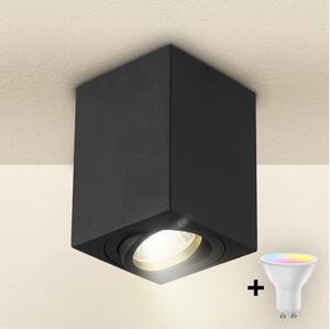 Brilagi - Spot LED RGBW dimerizabil MIA 1xGU10/4,8W/230V 100x80 mm negru