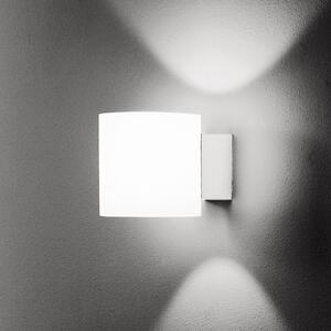 Martinelli Luce Tube aplică per abajur sticlă 10cm, reglabil, Alb, Camera de zi / sufragerie, Sticlă, Design