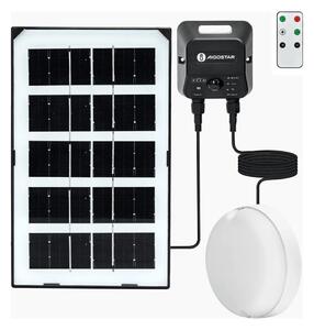Aigostar - Plafonieră solară LED cu senzor, 3,7 V, 3000 mAh, IP65 + telecomandă