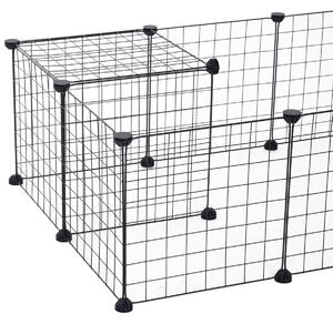 PawHut, tarc modular pentru animale, 35x35cm, negru | Aosom Ro