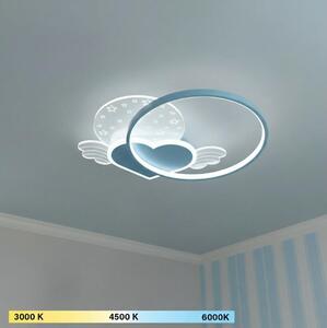 Brilagi - Plafonieră LED pentru copii LOVE 48W/230V 3000/4500/6000K albastră