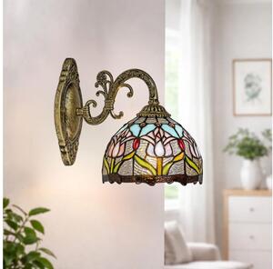 Brilagi - Aplică de perete Tiffany LORAS din vitralii 1xE27/40W/230V