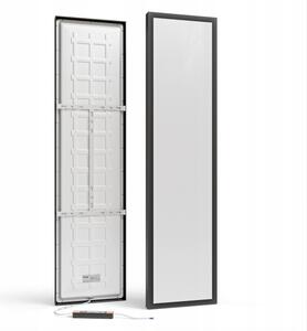 Panou LED aplicat 60W/230V 30x120 cm negru