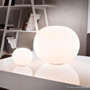FLOS Glo-Ball - lampă de masă sferică 45 cm, reglabil, Alb, Camera de zi / sufragerie, Sticlă, Design, glob