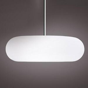 Artemide Itka lampă suspendată Ø 35 cm, reglabil, Alb, Camera de zi / sufragerie, Sticlă, Modern
