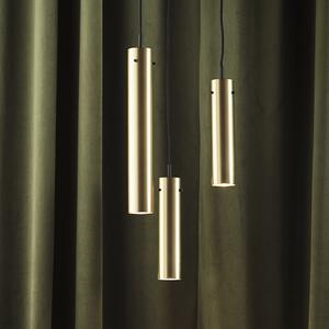 FRANDSEN Lampă suspendată FM2014, alamă, lustruită, înălțime 36 cm, reglabil, Auriu / Alamă, Camera de zi / sufragerie, Alamă, Design