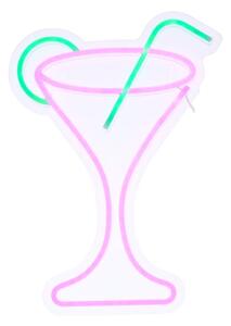 Decorațiune de perete LED neon COCTAIL, 5V - Atmosphera