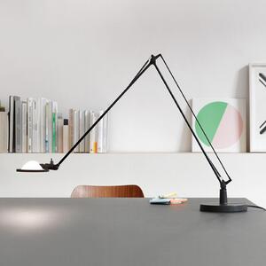 Luceplan Berenice lampă de masă 15cm, alb-negru, Negru, Camera de zi / sufragerie, Metal, Design