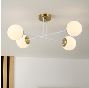 Brilagi - Lustră aplicată MALIVA, 4xE14/15W/230V, auriu/alb