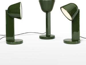 FLOS Céramique Lampă de masă laterală, verde, reglabil, Verde, Camera de zi / sufragerie, Ceramică, Design