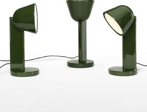 FLOS Lampă de masă Céramique Up, verde, reglabil, Verde, Camera de zi / sufragerie, Ceramică, Design