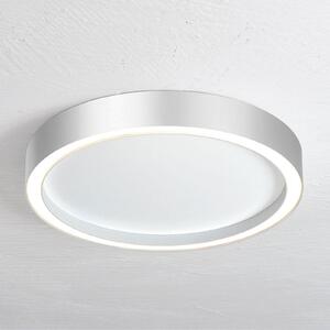 BOPP Bopp Aura LED plafonieră Ø 30cm alb/aluminiu, reglabil, Metalic, Camera de zi / sufragerie, Metal, Modern