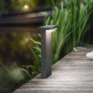 Philips Lampă cu LED piedestal Bustan UE, 2.700 K, Negru, Aluminiu, Modern