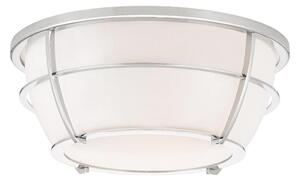 Quoizel QZ-CHANCE-F-PC - Plafonieră CHANCE pentru baie, 2x E27, 60W, 230V, IP44