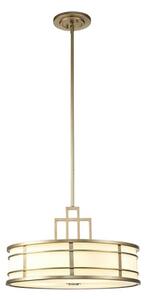 Feiss FE-FUSION-P-L-PNBR - Candelabru cu tijă FUSION, 3xE27/40W/230V, auriu