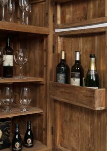 Dulapioare pentru vin din tec reciclat Romanteaka 60x50x154 cm