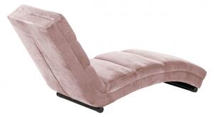 Scaun sezlong tapițat Sento roz