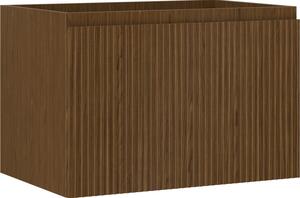 Mexen Rivel, mobilier baie 70 cm, 1 sertar, canelat, nuc, 91A20-07047-1-BF86