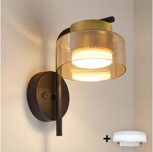 Aplica de perete Brilagi AURA LUX 1xGX53/30W/230V neagră/aurie