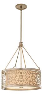 Feiss FE-ARABESQUE4 - Lustră cu tijă ARABESQUE 4xE27/60W/230V aurie
