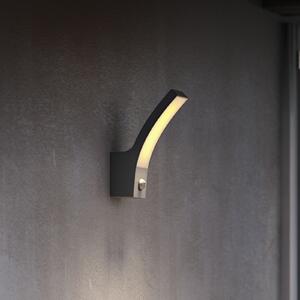 Philips LED cu LED-uri pentru exterior Splay UE, senzor, Negru, Aluminiu, Modern