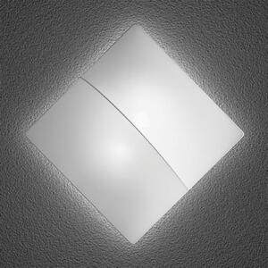 Axo Light Axolight Nelly S - aplică cu stofă 60x60cm, reglabil, Alb, Camera de zi / sufragerie, Metal, Design, Plafon unghiular direct