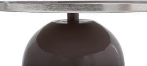 Masuta de cafea rotunda din fier 51x51x40,5 cm gri