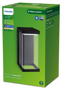 Philips LED cu LED-uri pentru exterior Kyrie, Negru, Aluminiu, Modern