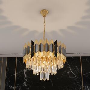 Brilagi - Candelabru CRISTAL cu lanț, 5xE14/40W/230V, diam. 38 cm