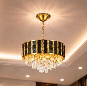 Brilagi - Lustru pe lanț CRISTAL 5xE14/40W/230V, diametru 38 cm