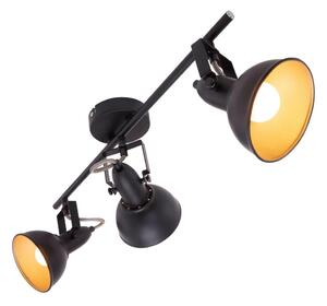 Spot 3x E14, 40W, 230V, negru