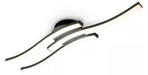 Plafonieră LED 3x6W/230V 2700K negru