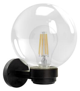 Brilagi - Aplica de perete pentru exterior HARBOR 1xE27/40W/230V IP33 negru/transparent